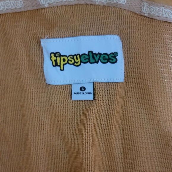 Tipsy Elves' Men's Kangaroo Costume - Brown Marsupiral Jumpsuit Size Small - Picture 4 of 6